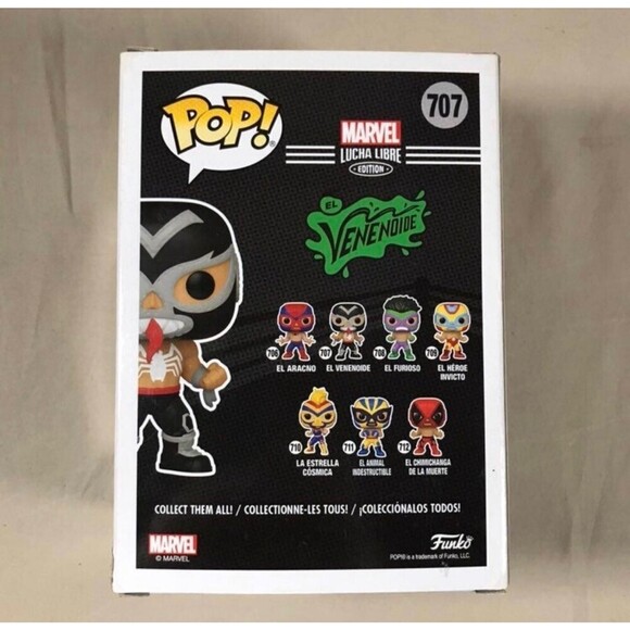 Marvel El Venenoide Lucha Libre Funko Pop 707 Vinyl Figure - Picture 3 of 7